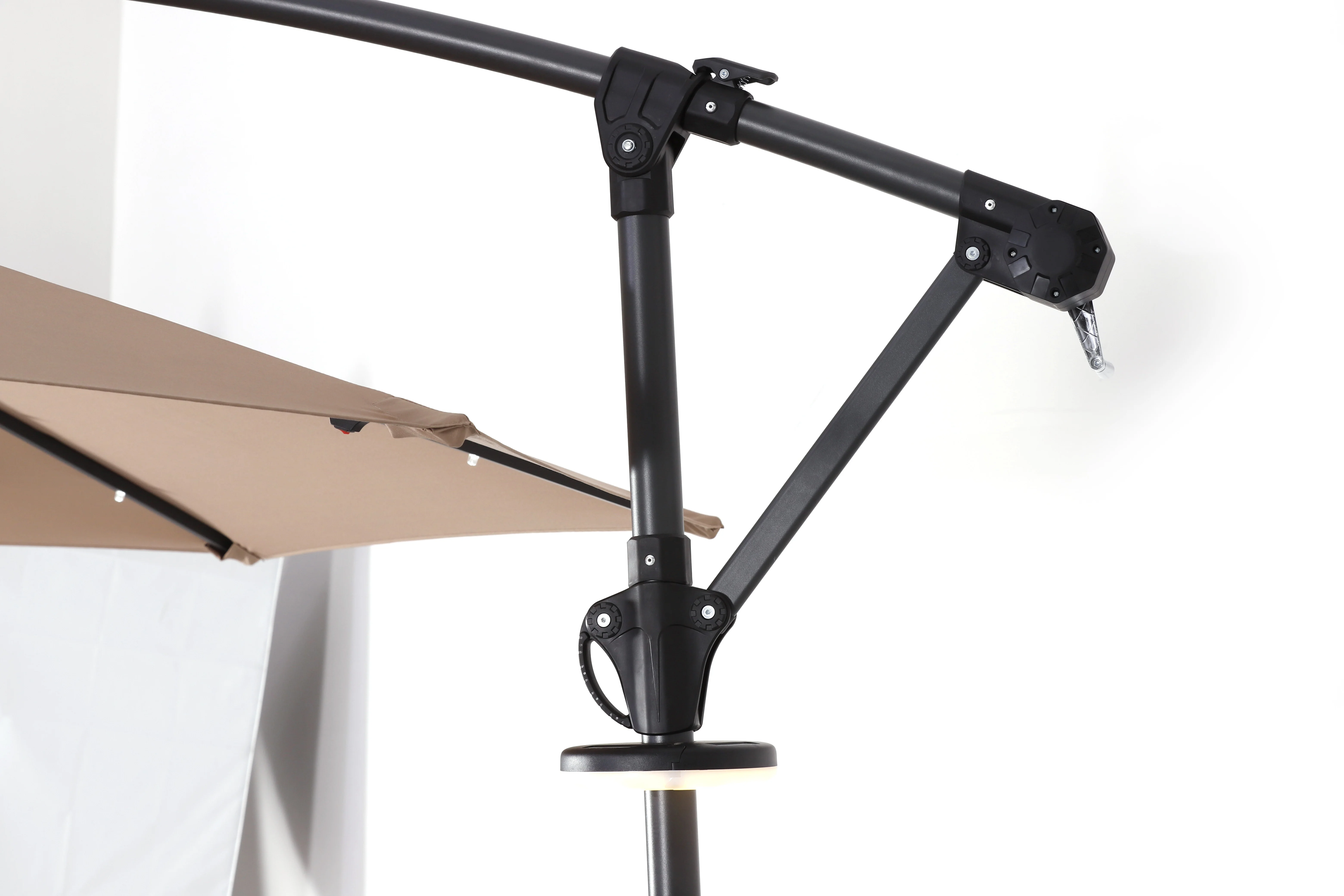 10ft / 3M Round Matt Anodizing Outdoor Furniture Beach Umbrella 3X3 With Umbrella