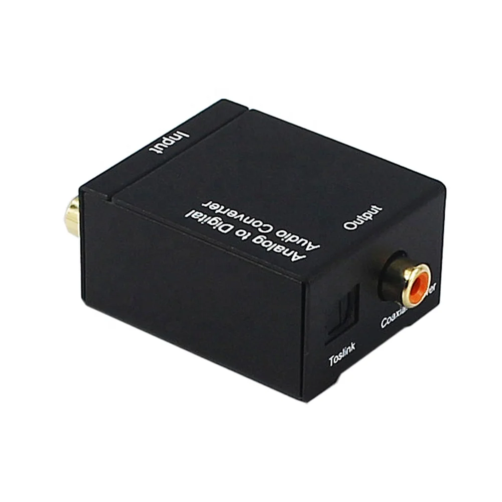 Analog Audio LR to SPDIF Digital Fiber Coaxial Analog Audio L/R to Digital Audio Converter Analog To Digital Audio Converter