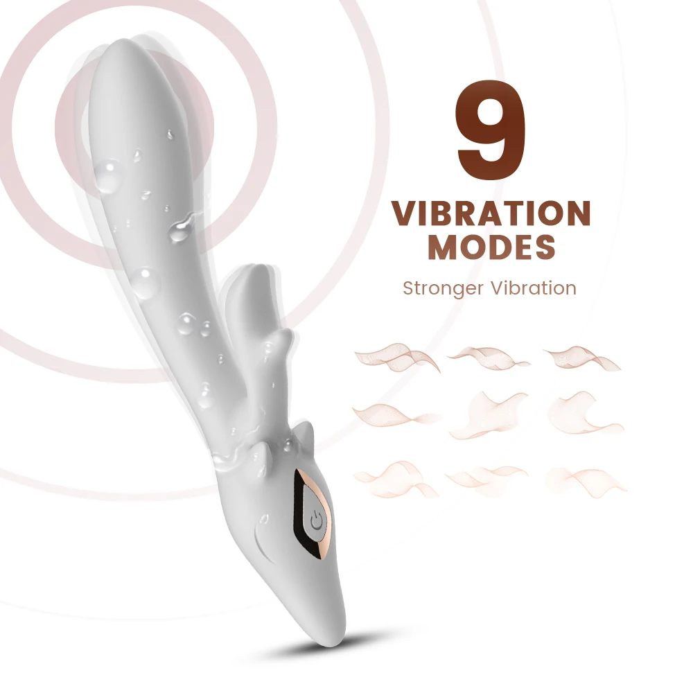 Wholesale g spot clitoral Nipple G-Sport Vibrator Vagina Clitoris Massage Dildo Women Tongue Rabbit Vibrator Sex Toys for Women