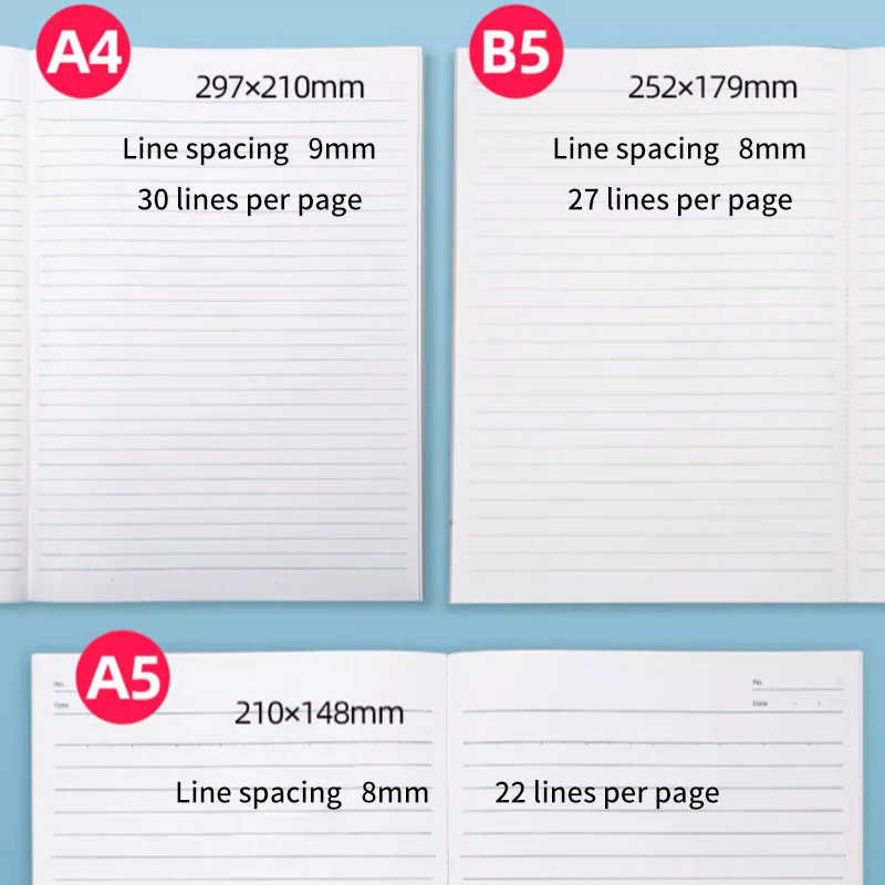 Good Quality Exercise  book for school supplies 60 Sheets A5 notebook  customized stationary