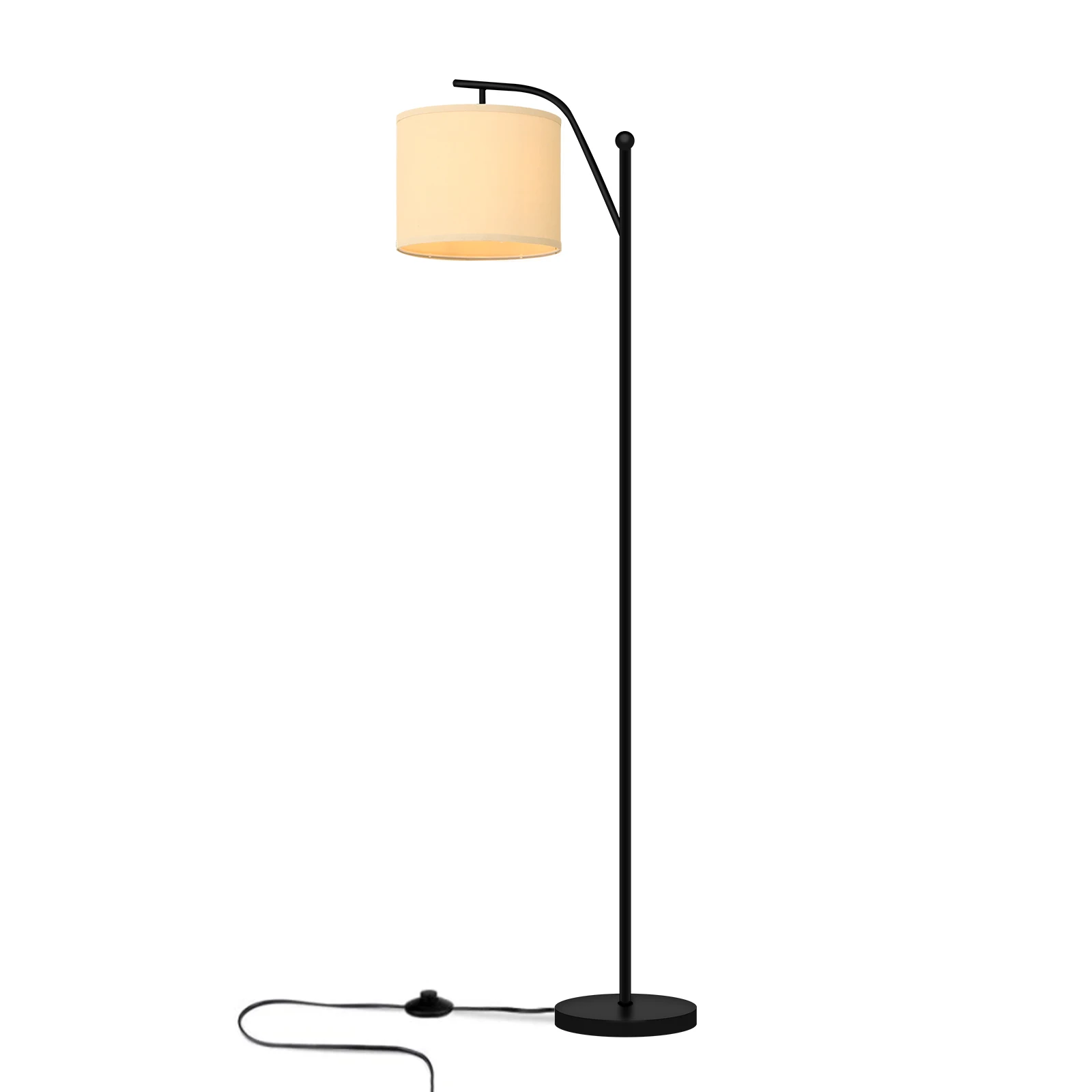 Best Seller Lights Modern Personality Creative Sofa Bedroom Decorative Led Lamp Floor With Beige Linen Lamp Shade