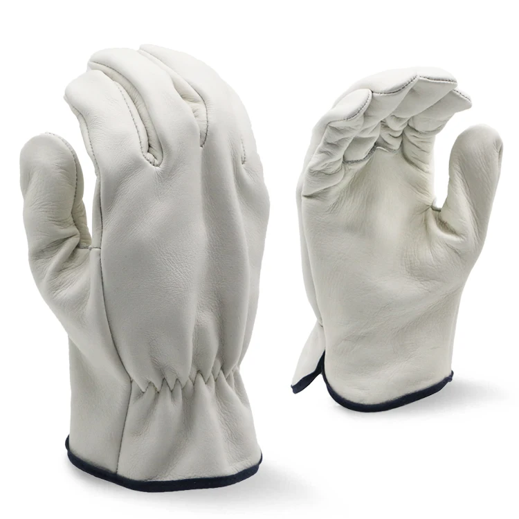 ENTE SAFETY Hot sell good quality heavy duty leather gloves single palm en388