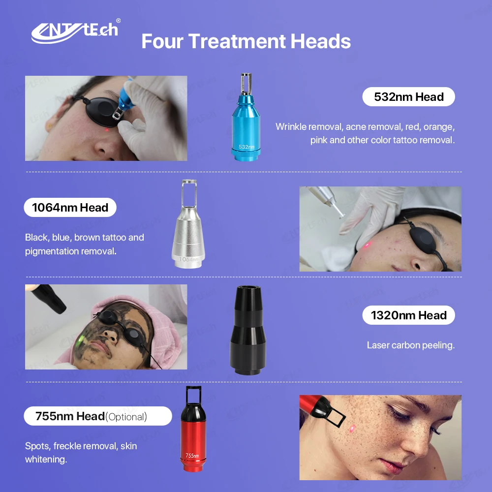 Factory price 1064nm q switch nd yag laser machine laser tattoo removal