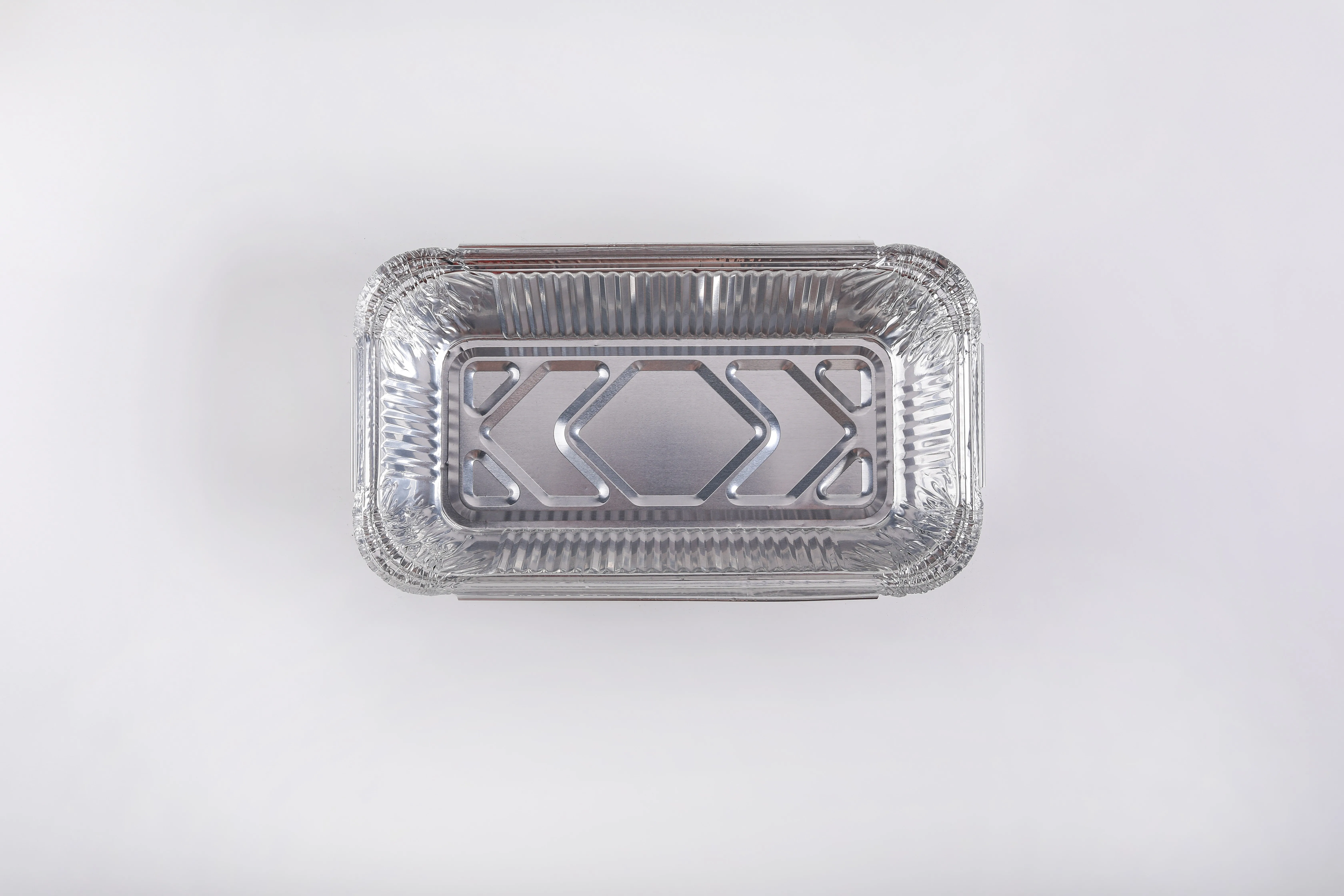 Rectangle Disposable Food Packaging Aluminium Foil Containers Tray