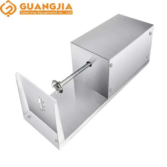 Automatic Spiral Cutter Food Slicer Knife Manual Power Potato Tower Making Machine Home Use Restaurants Farm Manufacturing Plant