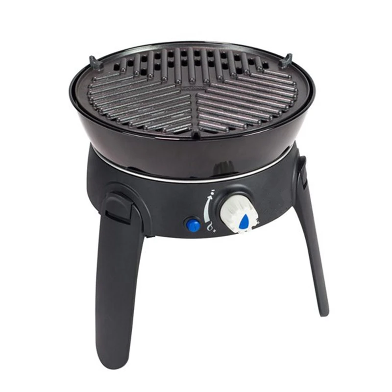 luxury all-in-one gas barbecue with a large cooking surface of 46 cm The powerful stainless steel burner gas bbq grill