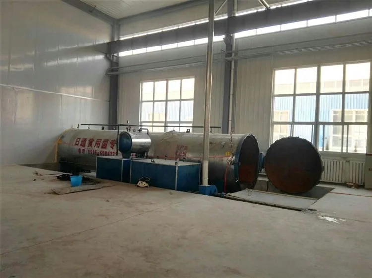 Horizontal High Pressure Steam Sterilizer For Mushroom Retort