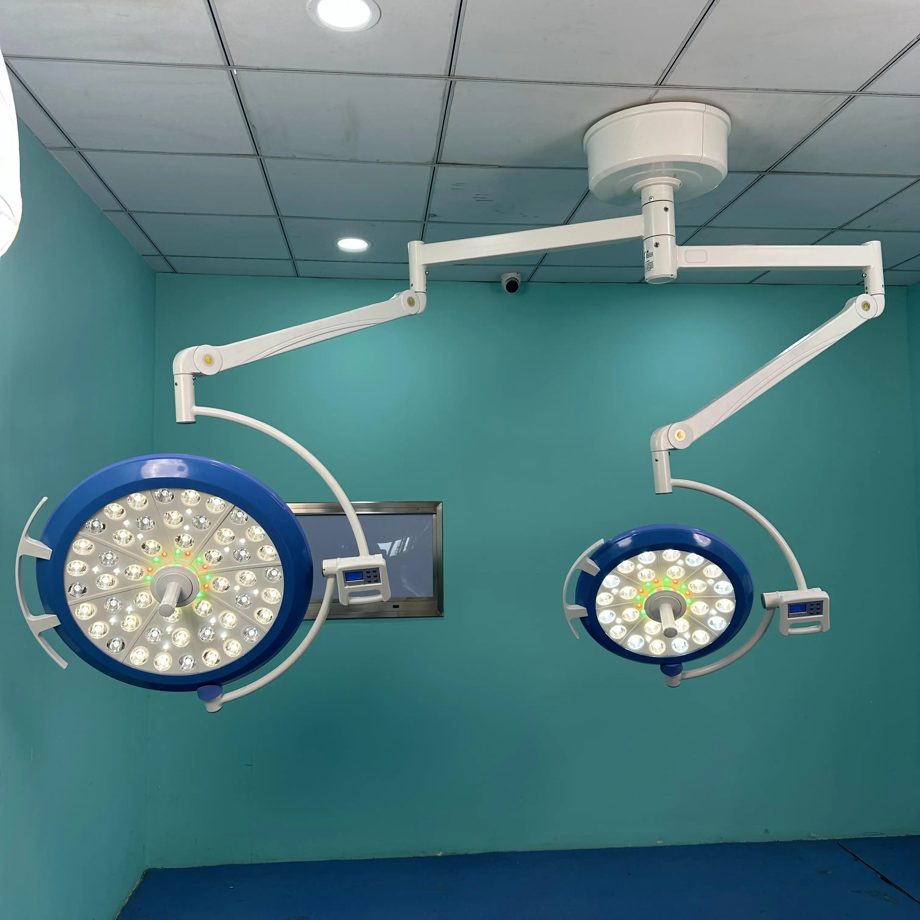 LTSL45 New Arrival Double Big Bulbs Medical Lamp Shadowless Ceiling Light Surgical LED Operation Lamp