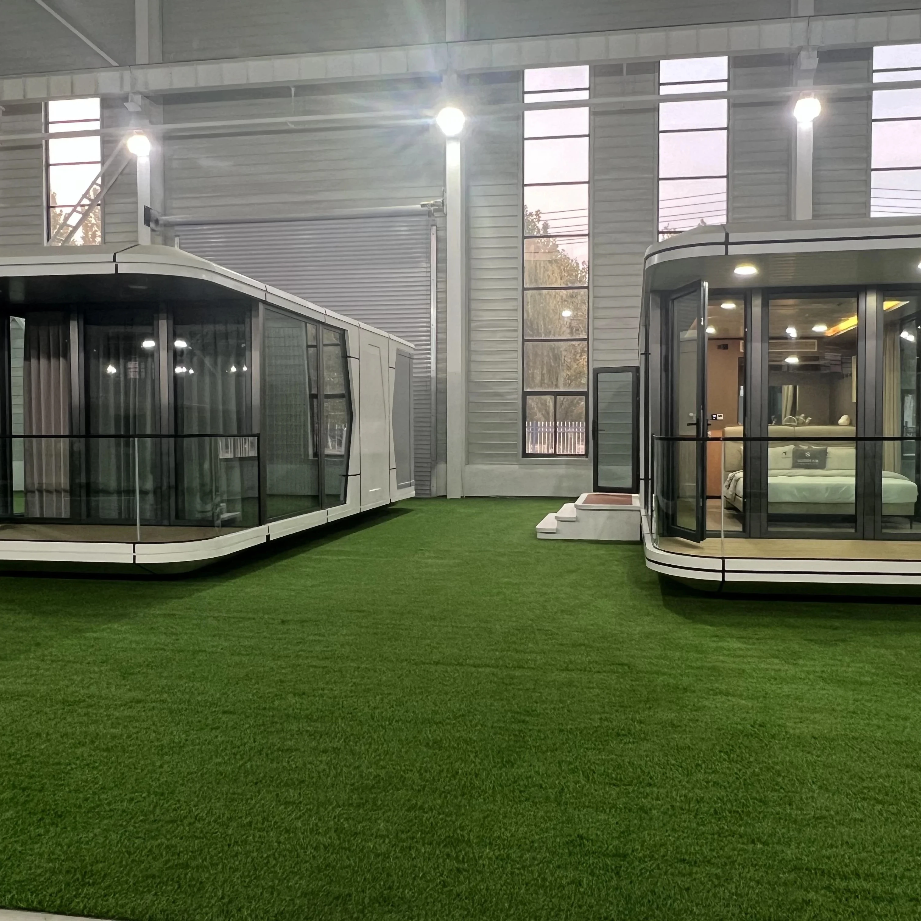 20 ft two story well camp portable chalet prefabricated prefab expandable container house with kitchen toilet