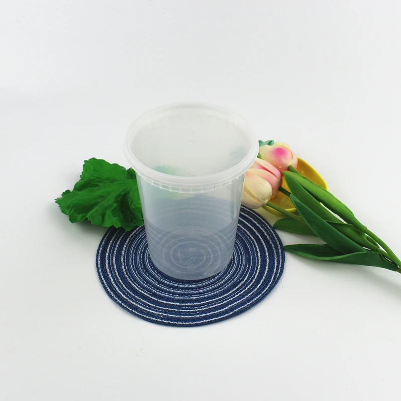 Пластиковый контейнер для горячего супа на вынос с крышками, чашка, одноразовый сок, настраиваемый контейнер для еды 8 унций 16 унций 32 унции для ресторана