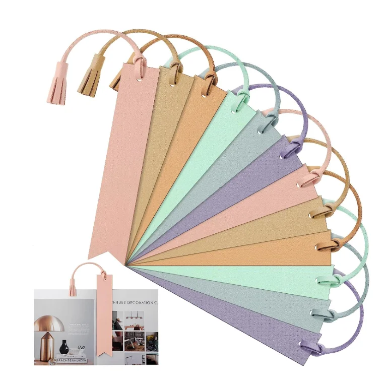 Birth Month Flower Bookmark Custom Leather Bookmark Birth Flower Name Bookmark for Women