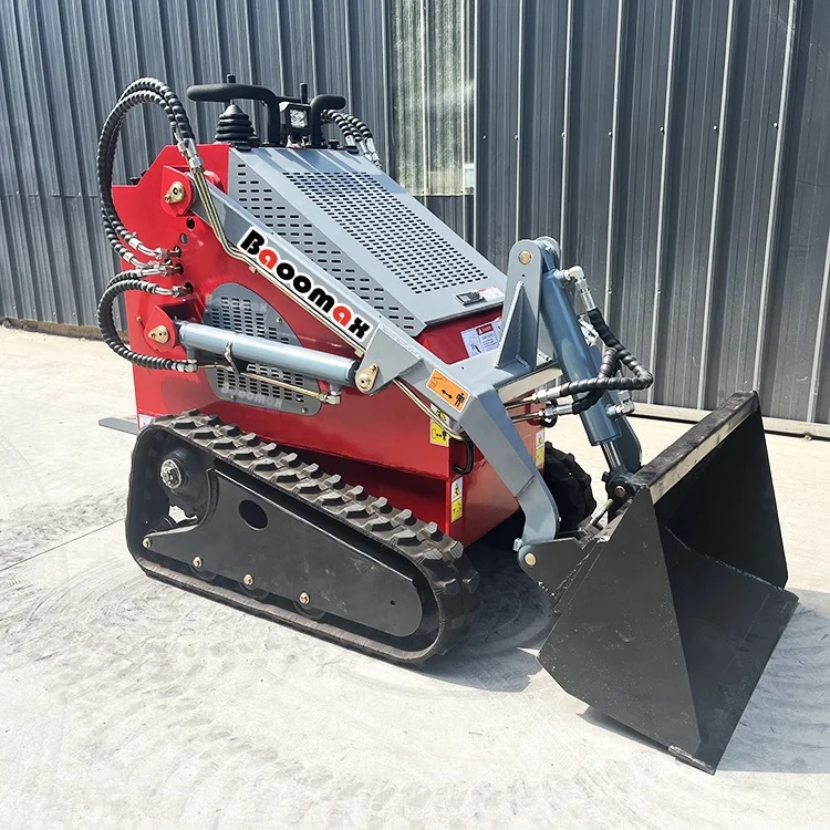 Factory price earthmoving machinery compact track tractor loader cheap mini front loader attachments like toro Dingo