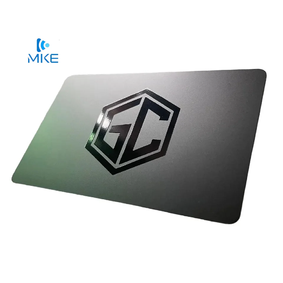emboss logo pvc id uv card printing