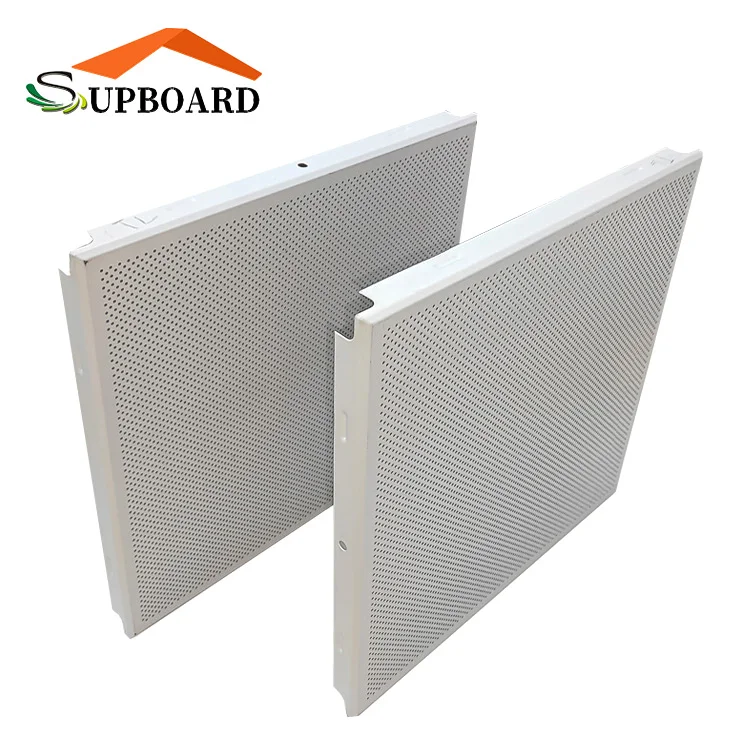 Perforated Squares Aluminum Ceiling Tiles For Recreational