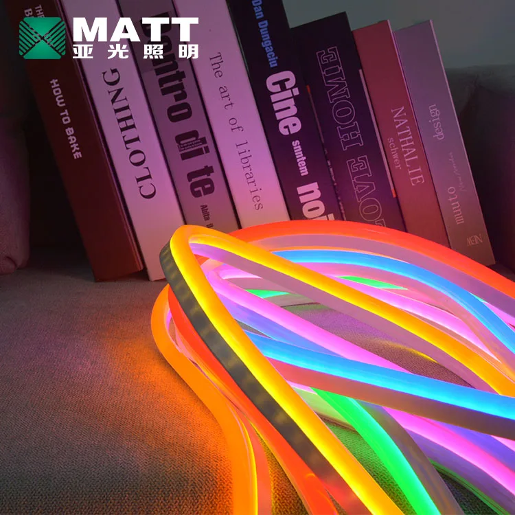 MATT Drop shipping NO MOQ SMD 2835 24v for swimming pool waterproof flex light color pvc waterproof ip68 led flexible neon light