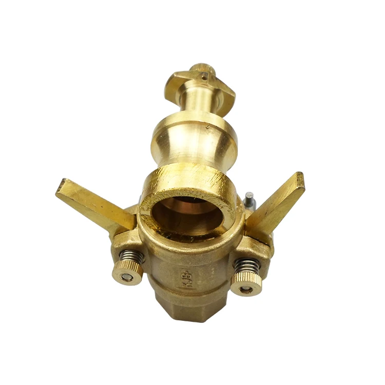 
Brass hose connection to quick connector 