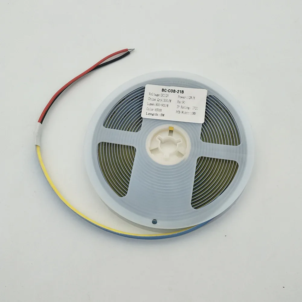 In Stocks CRI 90 480LED/M 24V 5M 3000K 4000K 6500K No Dots COB LED Strip Light for Bedroom