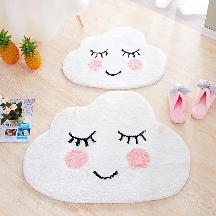 Popular cartoon design decorative cloud lovely baby creeping mat