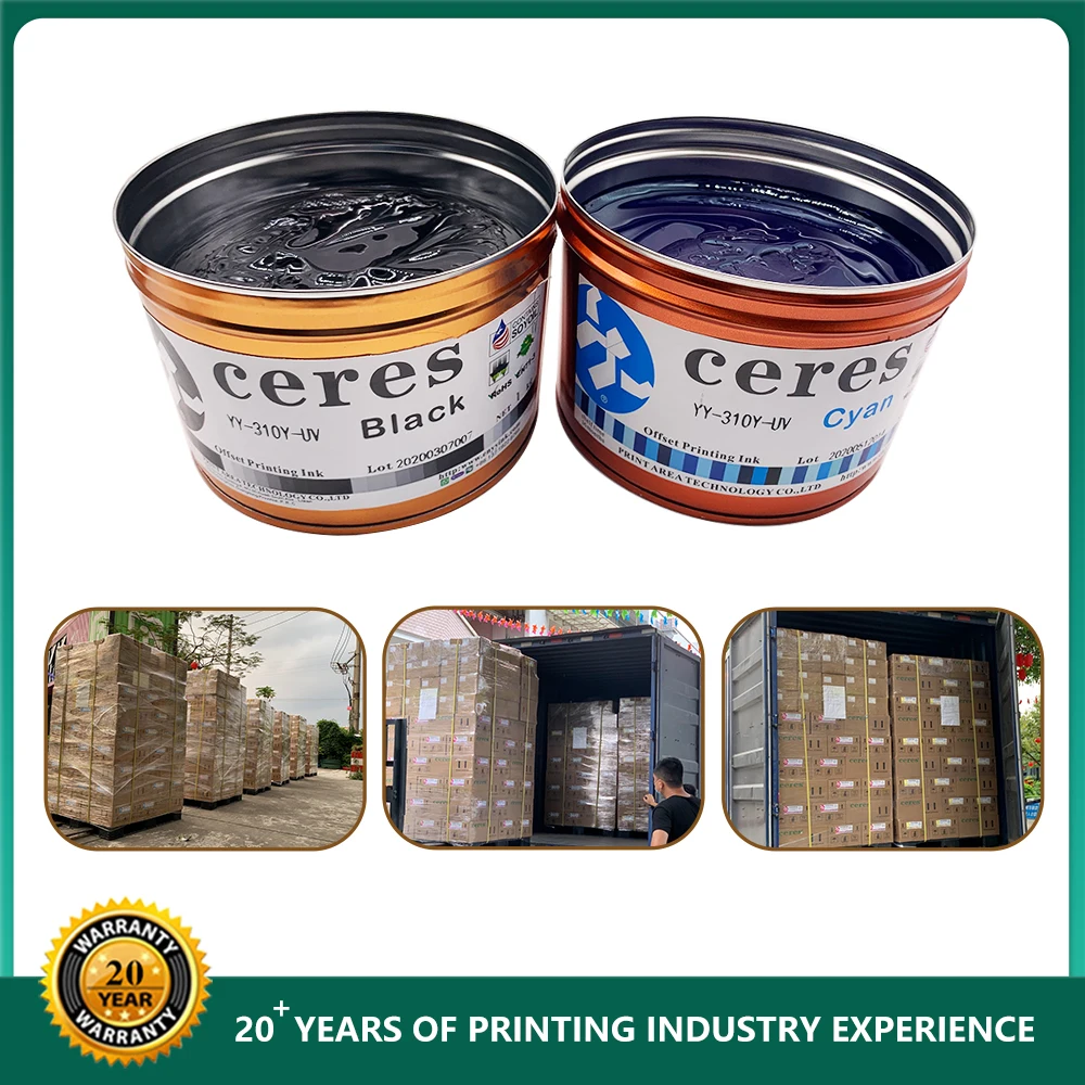 Ceres UV LED  offset ink for Sheet-fed printing