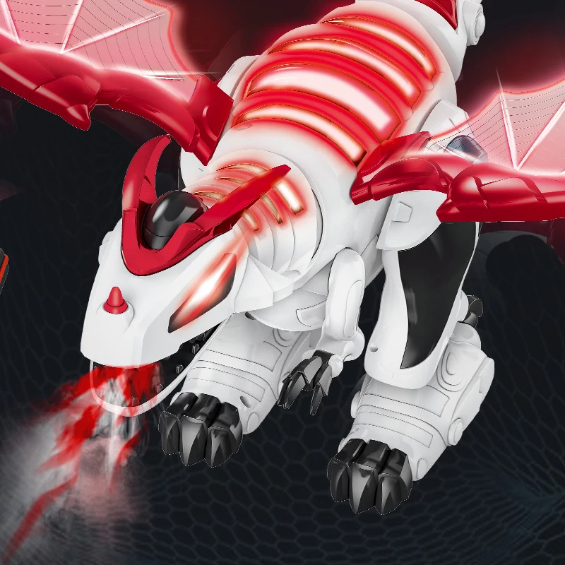 Интерактивный робот динозавр распылитель с подсветкой игрушка R/C имитация музыки дистанционным