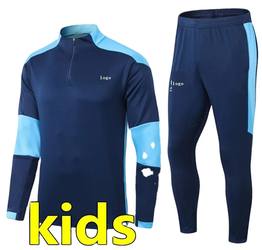 kids football training suit soccer tracksuit 2020 2021 kids football tracksuit survetement chandal jogging