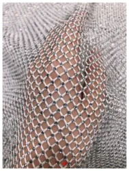 Luxury ready stock lace fabric, allure bridals off white stoned stretchy fabric