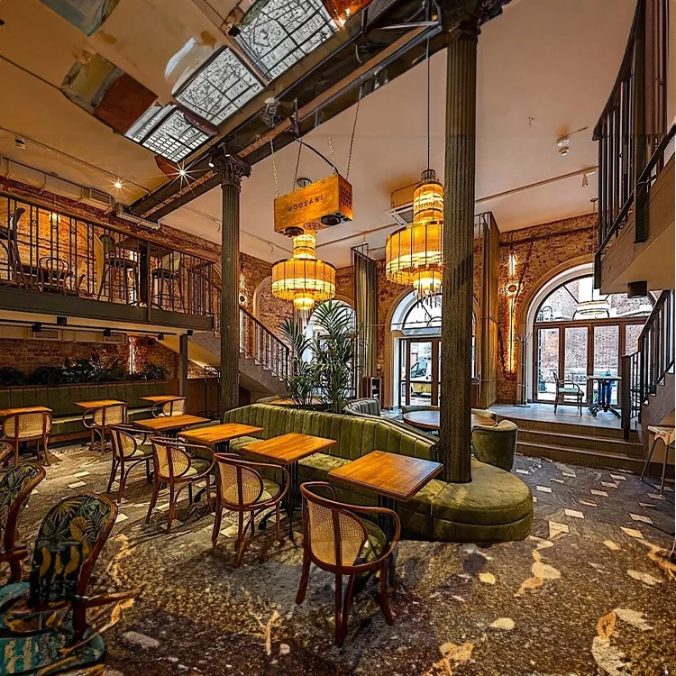 Restaurant Resort Provided Modern Coffee Shop Bar Interior Design Restaurant Furniture Decoration For One Stop Solution