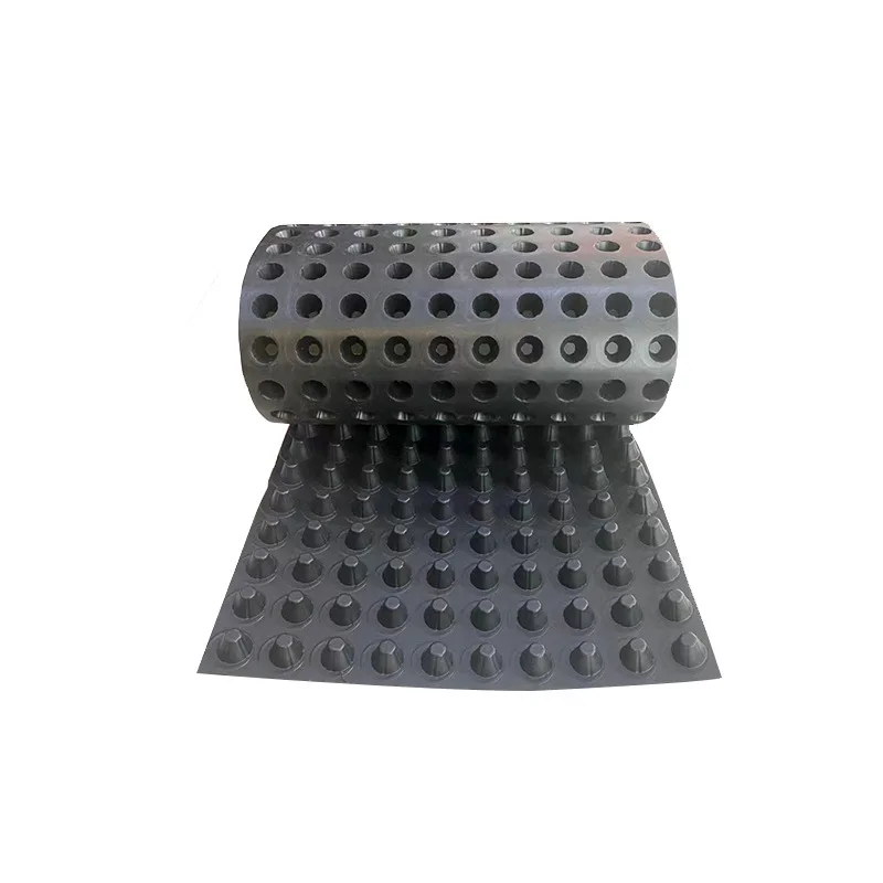 Plastic Drainage sheets drain cell hdpe drainage board for roof garden or roof drainage
