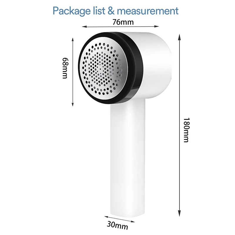 Sweater Spool Machine Lint Remover Trimmer 0.35mm Clothes Fuzz Pellet Trimmer Machine Portable Charge Fabric Shaver