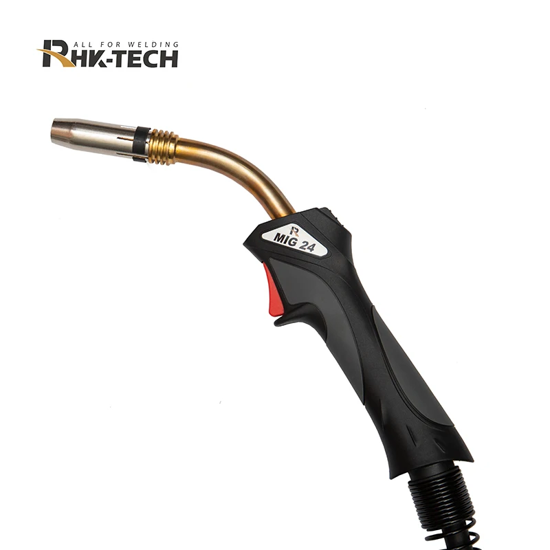 Новый портативный сварочный фонарь RHK MB24 CE 3 м 4 м 5 м с Европейским адаптером 250 А CO2 с воздушным охлаждением 24 кд