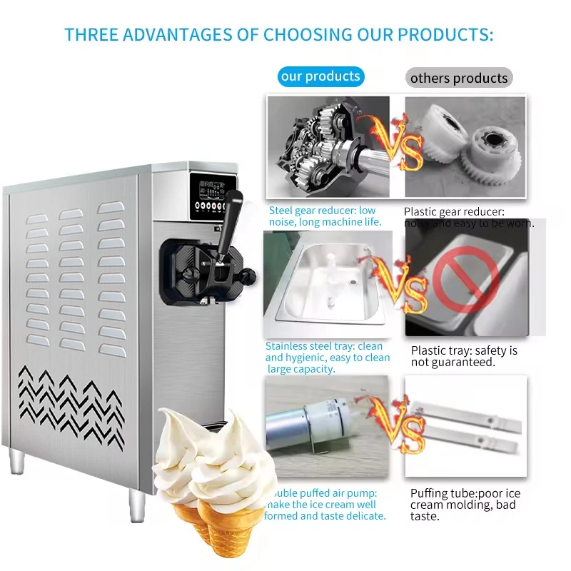 Big capacity soft serve ice cream machines ice cream vending machine rental soft serve ice cream machine rental