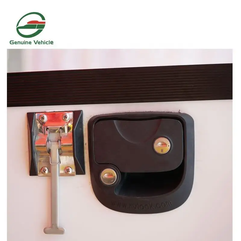 Genuine Vehicle Aluminum Alloy Lock Metal Parts Flush Mounted Rv Door Lock With Key