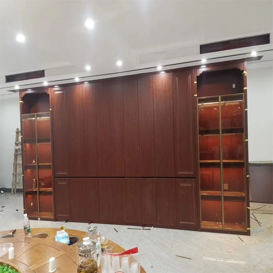 Wholesale PET Flexible Wood Veneer Panel Board Bamboo and Charcoal Siding Wall for Wood Metal Other Materials