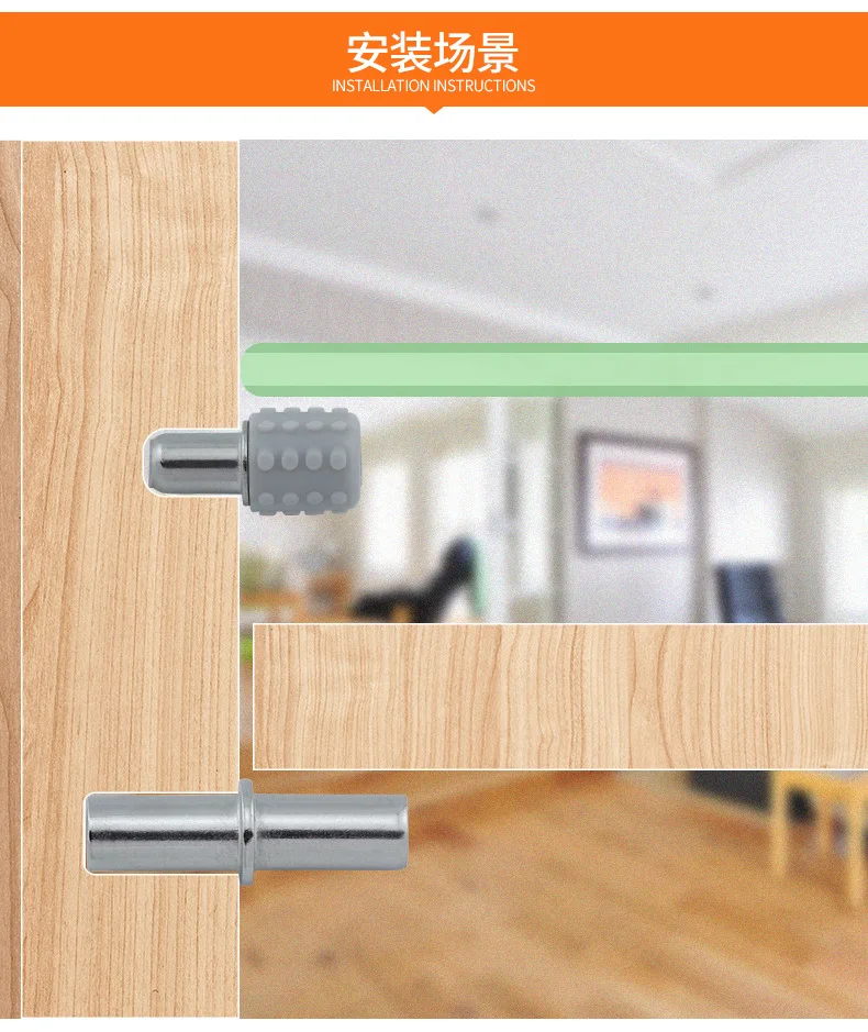 304 Stainless Steel Laminate Support Multi-size Firm Reliable Partition Connector Furniture Hardware Accessories