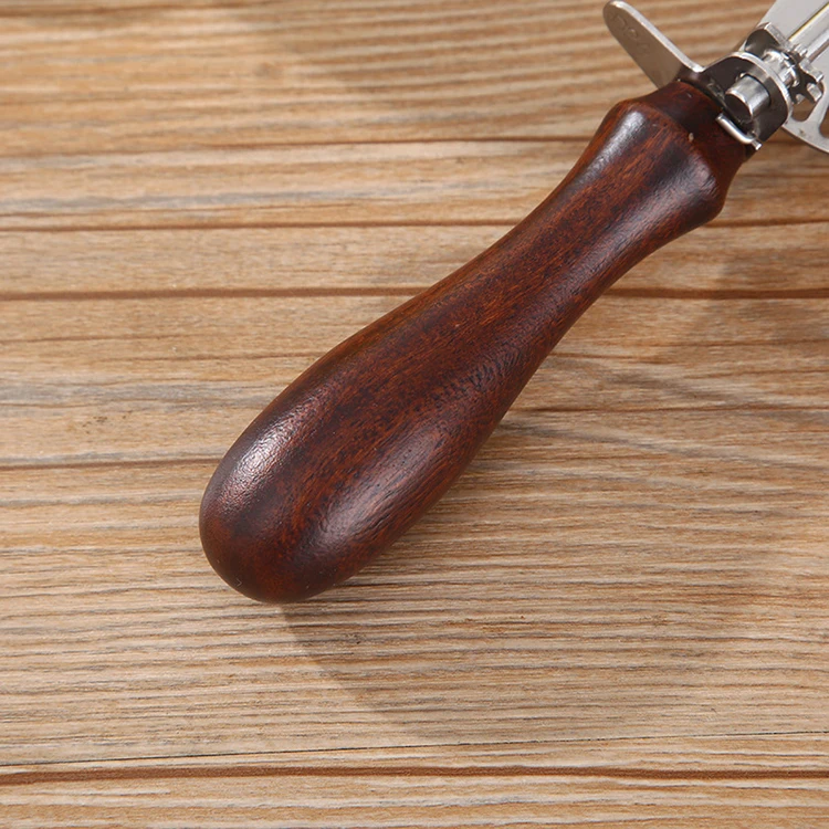 Stainless Steel Cookie Dough Scoop Ice Cream Scoop with Trigger Release and Wood Handle for Baking