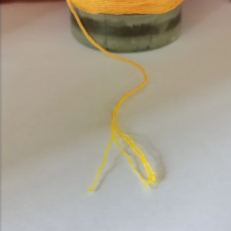 Polyester Color Thread Bag Closing Sewing Thread 20S/6 Plastic Cone Of Thread