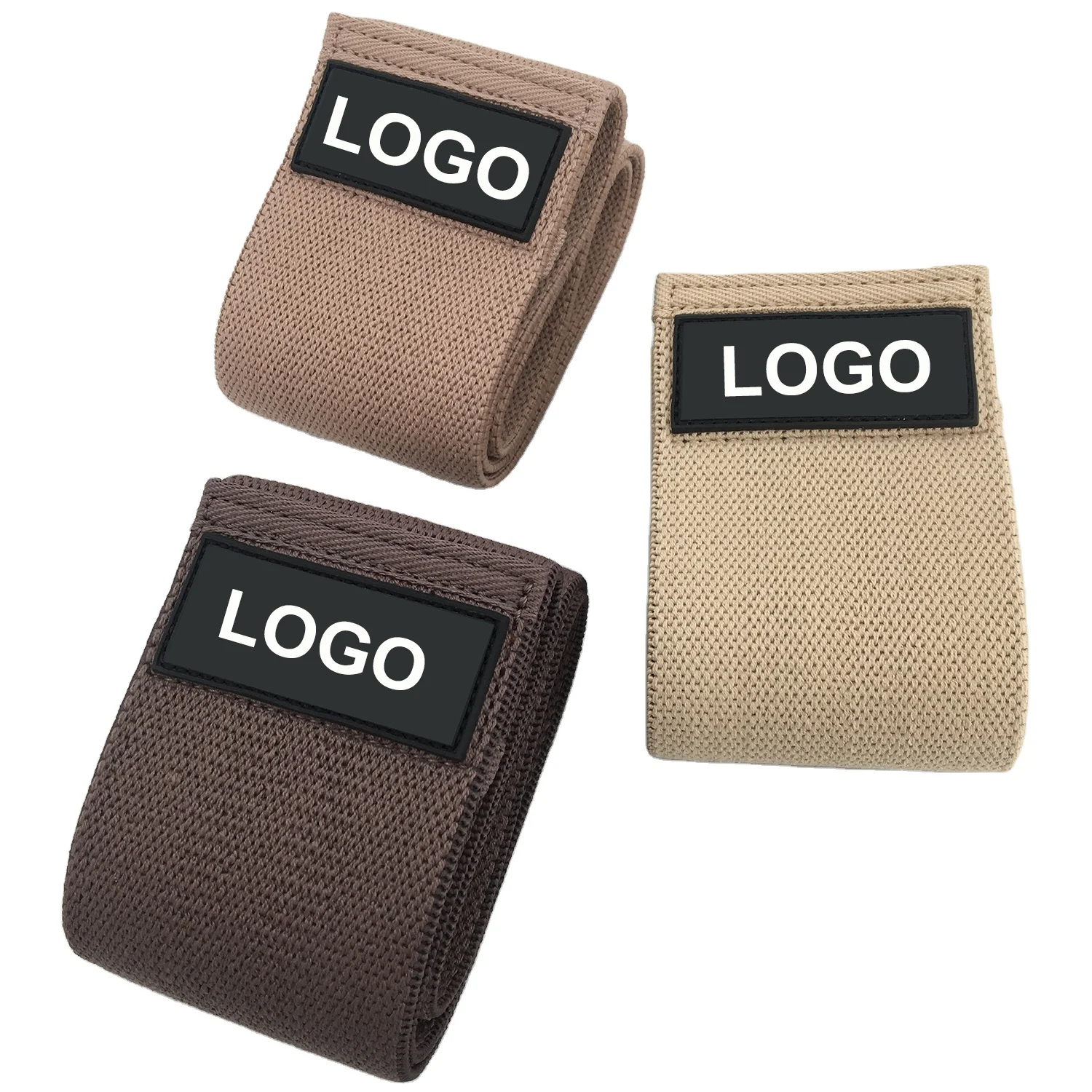 Wholesale Custom Logo Workout Exercise Bands  Gym Fitness Hip Resistance Bands For Body Building