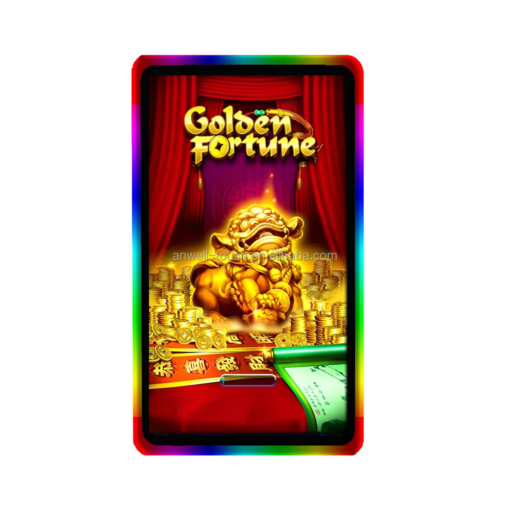 ANWELLTOUCH Led Light 10 Points Touch Flat 21.5 inch Gaming  Capacitive Touch Screen Monitor Compatible With 3M/ELO Microtouch