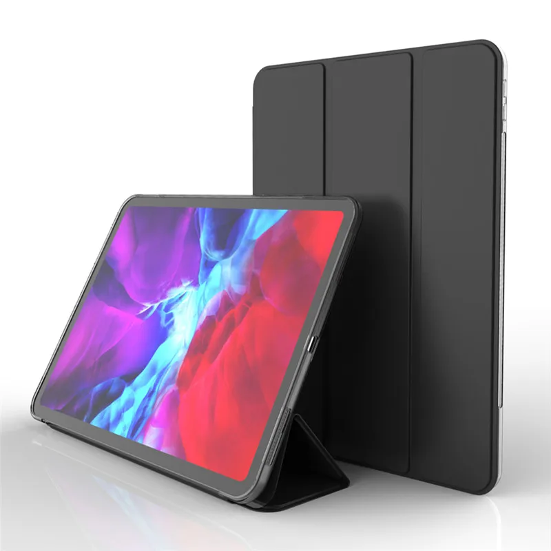Чехол для планшета iPad Pro 11 дюймов чехол из искусственной кожи Магнитный умный Мягкий защитный ТПУ задней панели ipad