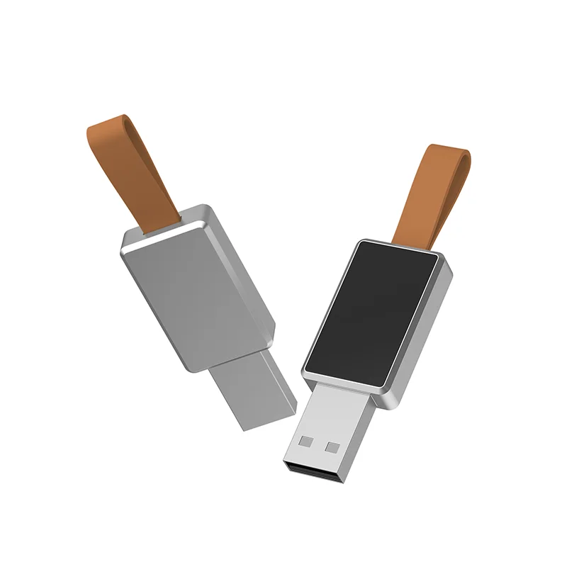 2021 new style metal usb flash drive with Glowing logo 4gb 8gb 16gb 32gb usb flash memory 128GB