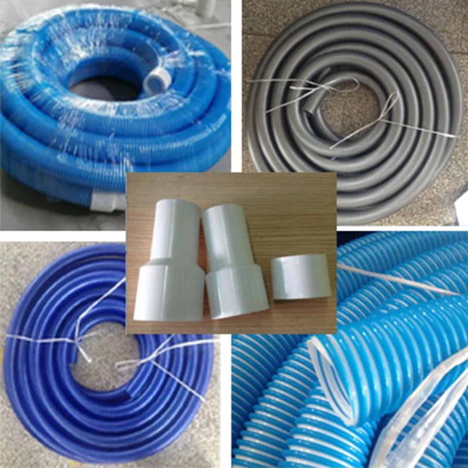 Hose Supplier Durable EVA Drain Suction Flexible Stretch Vacuum Hose Pipe for Swimming Pool