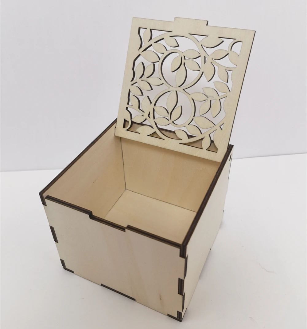 Custom Handmade Wooden Gift Boxes Nature Wood Small Gift Box