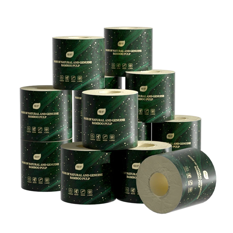 Manufacturer Supply High Standard Eco-Friendly 5 Ply Unbleached Tissue Toilet Paper Roll