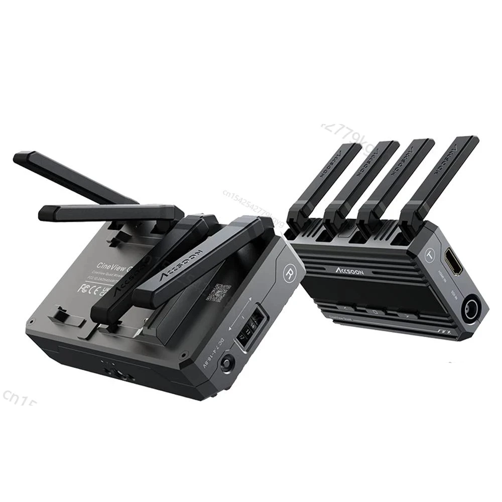 ACCSOON CineView QUAD 150m Wireless Video Transmission System 2.4GHz 5GHz Dual Band support-HDMI SDI for Smartphone Live Stream