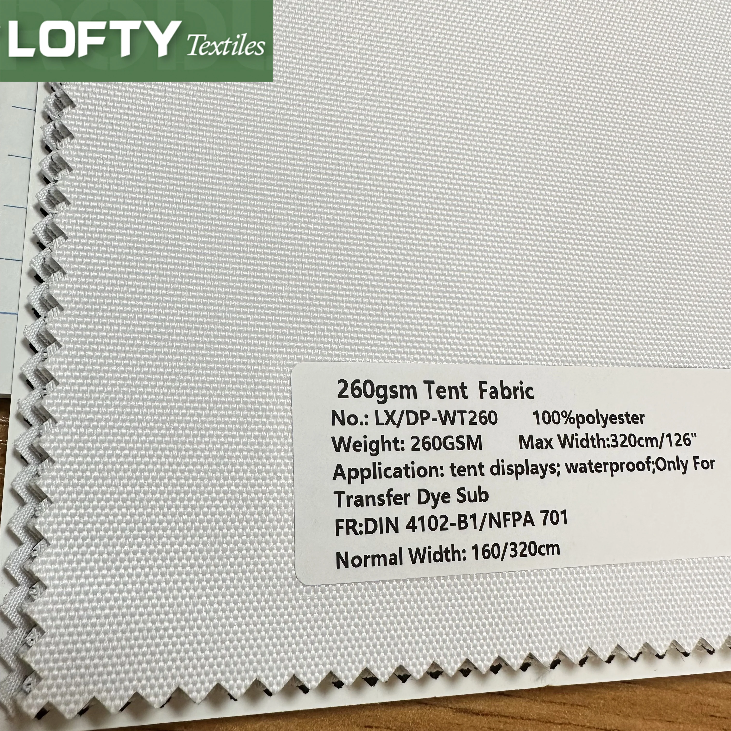 Waterproof 600D Oxford tent fabric for dye sublimation outdoor display canopy /marquee