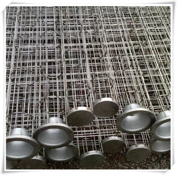 Carbon steel filter bag cages with venturi blower