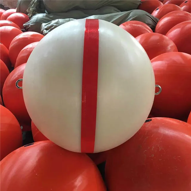 Botai Marine plastic boating buoy Foam filling spherical floating ball barrier