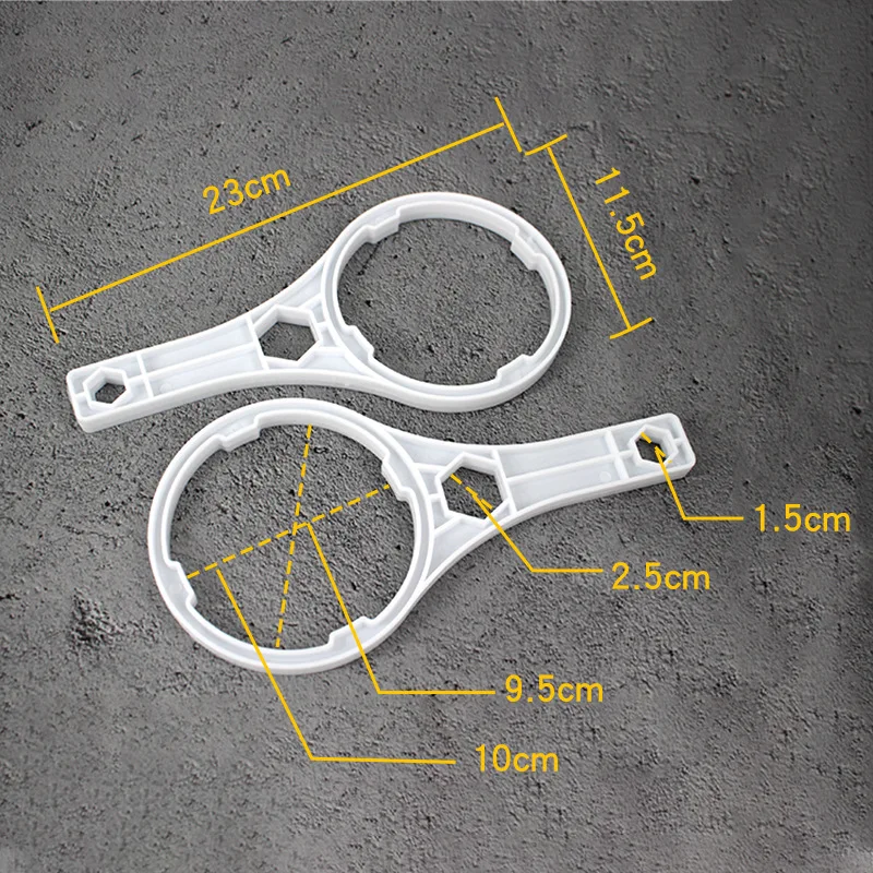 PP Plastic Water Filter Housing Wrench For Ro Filter 10 Inch Filter Cartridge Housing Spanner For Water Purifier
