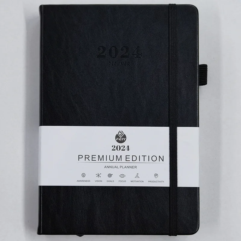 In stock 2025 a5 dairy custom logo agenda planner 2024