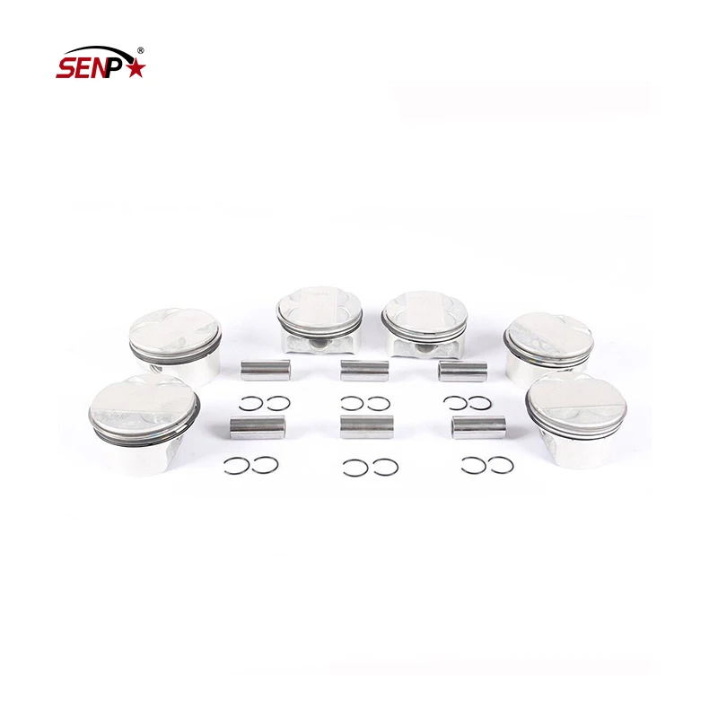 SENP Engine System Piston & Ring Assembly Kit Fit For BMW 325i 525i X3 Z4 N52 2.5L OEM 11257561850 112 575 618 50